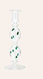 Kandelaar 24cm glas