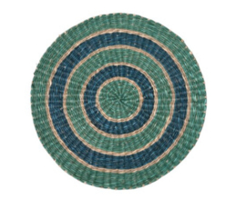 placemat blauw