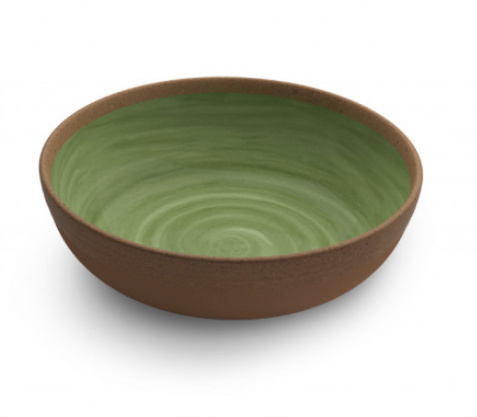 Terracotta bowl green