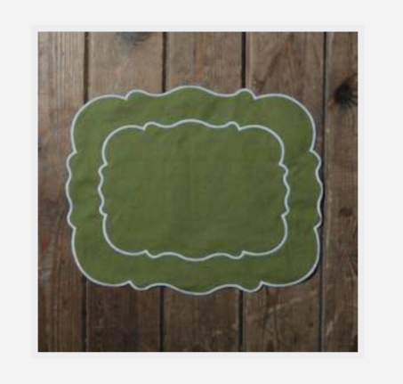 placemat green