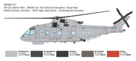 Italeri | 1486 | AW 101 Merlin HM.1 | 1:72