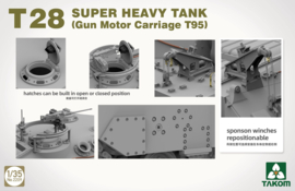 Takom | 2209 | T28 Super Heavy Tank (Gun Motor Carriage T95) | 1:35