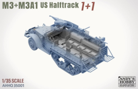 Andy's HHQ | AHHQ-35001 | M3 and M3A1 U.S. WWII Halftrack COMBO | 1:35