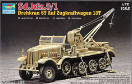Trumpeter | 07251 | Sd.Kfz. 9/1 mit Drehkran 6t auf Zugkraftwagen 18t | 1:72