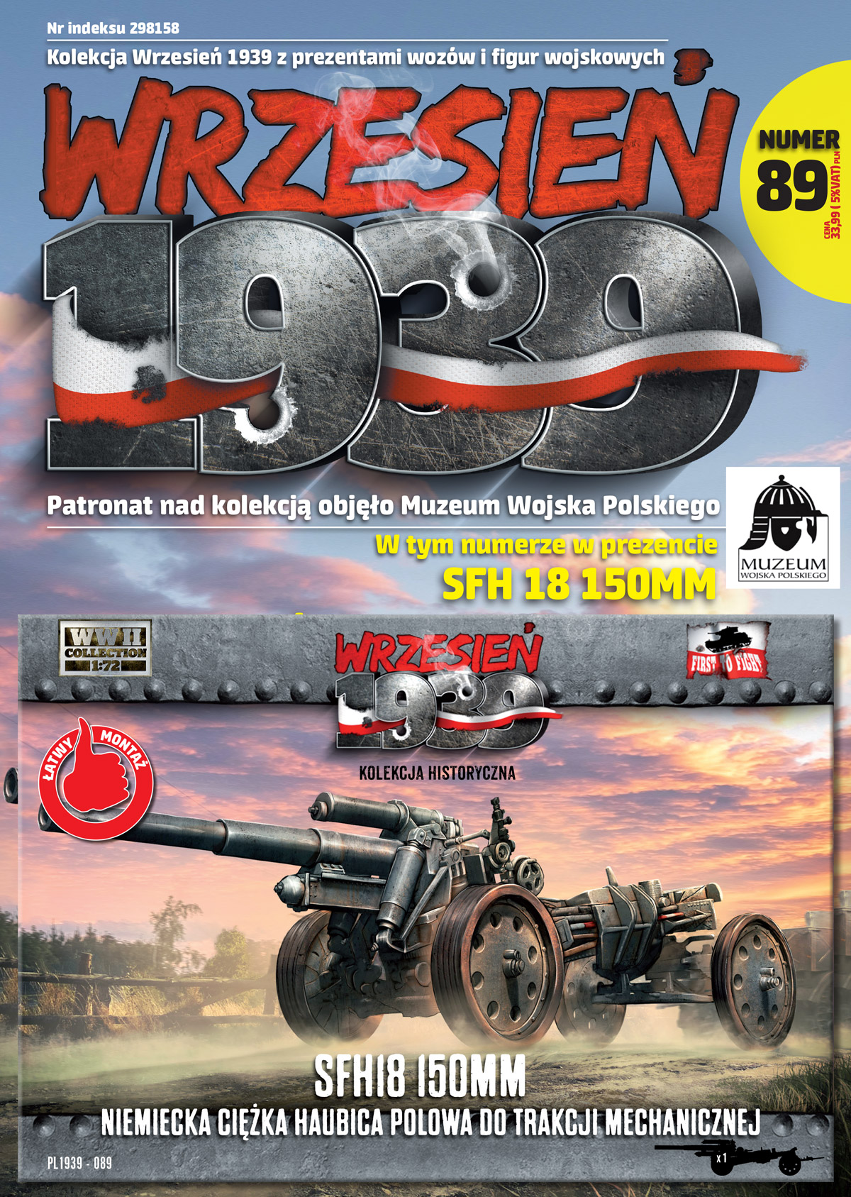 FTF | 089 | German 15cm heavy field howitzer sFH 18 | 1:72