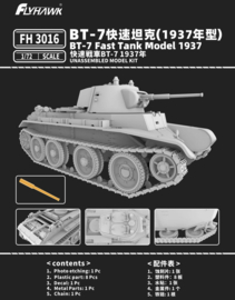 FlyHawk | FH3016 | BT-7 Fast Tank Model 1937 | 1:72