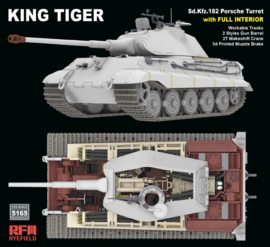 RFM | 5165 | King Tiger Porsche Turret with Crane - FULL INTERIOR | 1:35