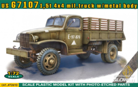 ACE | 72610 | US G7107 1,5t 4x4 Army Truck w/metal Body | 1:72