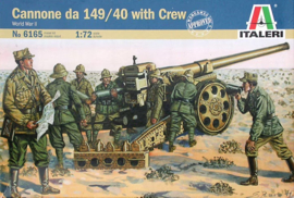 Italeri | 6165 | Cannone da 149/40 with Crew | 1:72