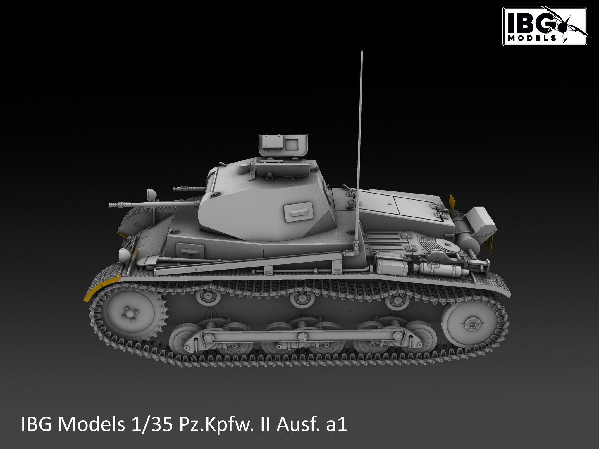 IBG | 35075 | Pz.Kpfw. II Ausf. a1 German Light Tank | 1:35