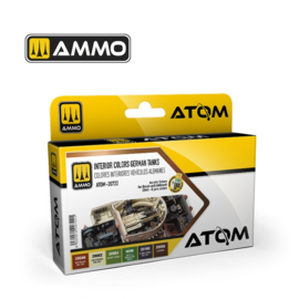 ATOM | 20722 | Interior Colors for German Tanks Set