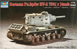 Trumpeter | 07266 | German Pz.Kpfw. KV-2 754(r) tank | 1:72