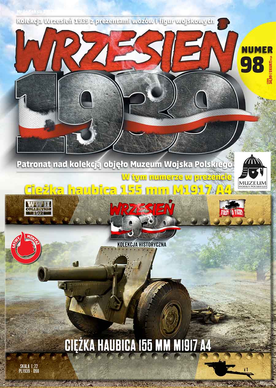 FTF | 098 | Heavy howitzer 155mm M1917 A4 | 1:72