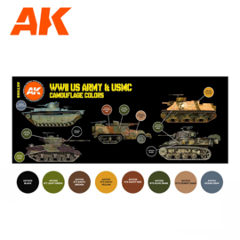 AK | 11668 | WWII US Army and USMC Camouflage Colors