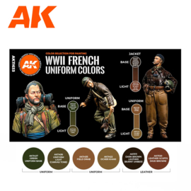AK | 11633 | WWII French Uniform Colors