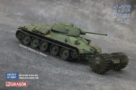 Heavy Hobby | PK72005 | WWII T34/76 Soviet Medium Tank with Mine Roller | 1:72