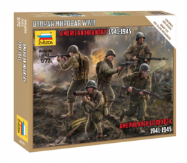 Zvezda | 6278 | American infantry WWII | 1:72
