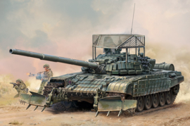 Trumpeter | 09609 | T-72B1 with KMT-6 and cage armour | 1:35