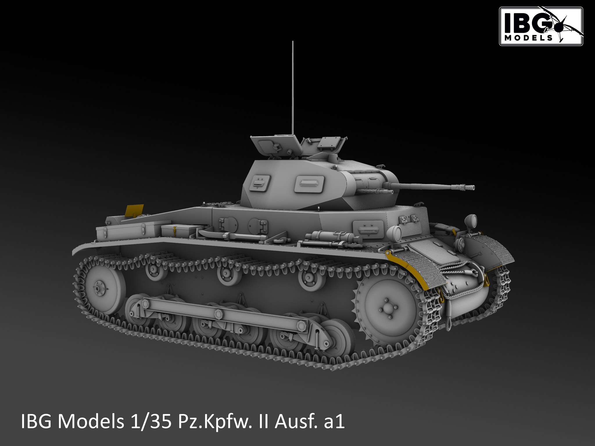 IBG | 35075 | Pz.Kpfw. II Ausf. a1 German Light Tank | 1:35