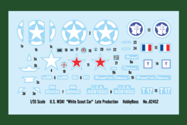 HobbyBoss | 82452 | U.S. M3A1 "White Scout Car" Late Production | 1:35