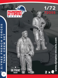 Dynamo | 72055 | U.S / Fee Fench Forces Tank Crew Set | 1:72