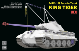 RFM | 5164 | King Tiger Porsche Turret with Crane | 1:35