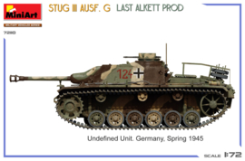 MiniArt | 72110 | StuG III Ausf. G Last Alkett Production | 1:72