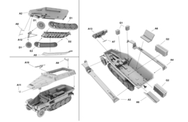 FTF | 053 | German artillery tractor Sd.Kfz. 251/4 | 1:72