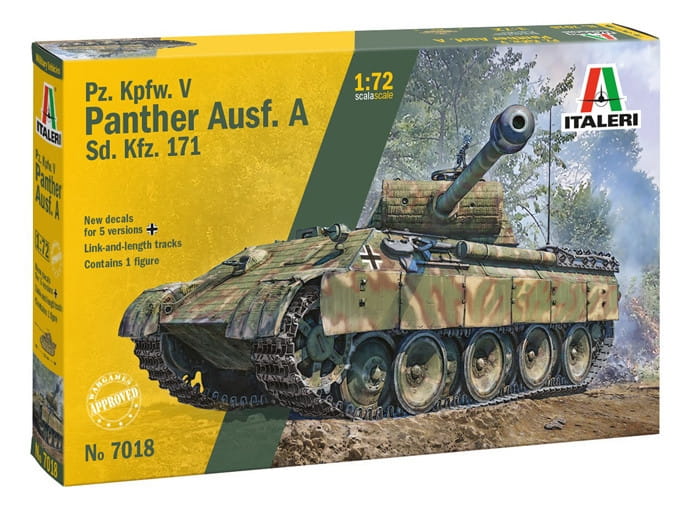 Italeri | 7018 | Sd.Kfz. 171 Pz.Kpfw. V Panther Ausf. A | 1:72
