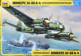 Zvezda | 7282 | Junkers Ju-88 A-4 German Bomber | 1:72