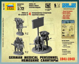 Zvezda | 6143 | German Medical Personnel 1941-1943 | 1:72