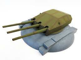 ModelCollect | UA72344 | Austratt fort, triple 28cm turret Ceasar | 1:72