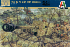 Italeri | 6096 | Pak 40 AT Gun with crew WWII | 1:72