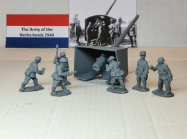 EWM | DutGun16+crew | Coastal Gun and Shield with Crew | 1:72