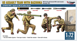 Mirage | 720010 | US Assault team Bazooka Normandy | 1:72