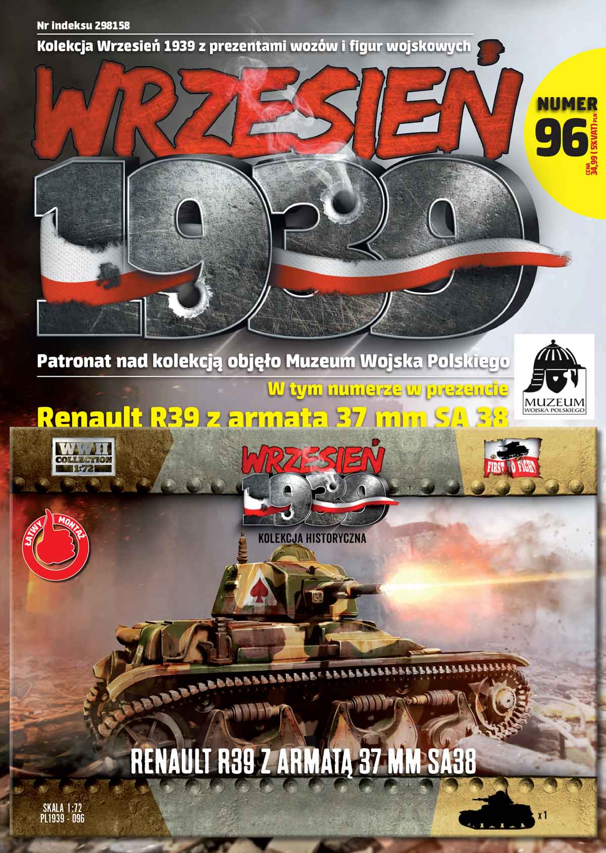 FTF | 096 | Renault R39 with 37mm gun SA38 | 1:72