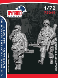 Dynamo | 72049 | U.S Paratroopers Marching (Normandy 1944) Set 2 | 1:72