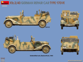 MiniArt | 35495 | Kfz.2/40 German Repair Car Type 170VK | 1:35
