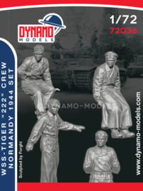 Dynamo | 72036 | WSS - Tiger 222 Crew - Normandy 1944 set | 1:72