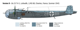 Italeri | 1488 | Dornier Do 217K-1/K-2 w/ Fritz-X | 1:72