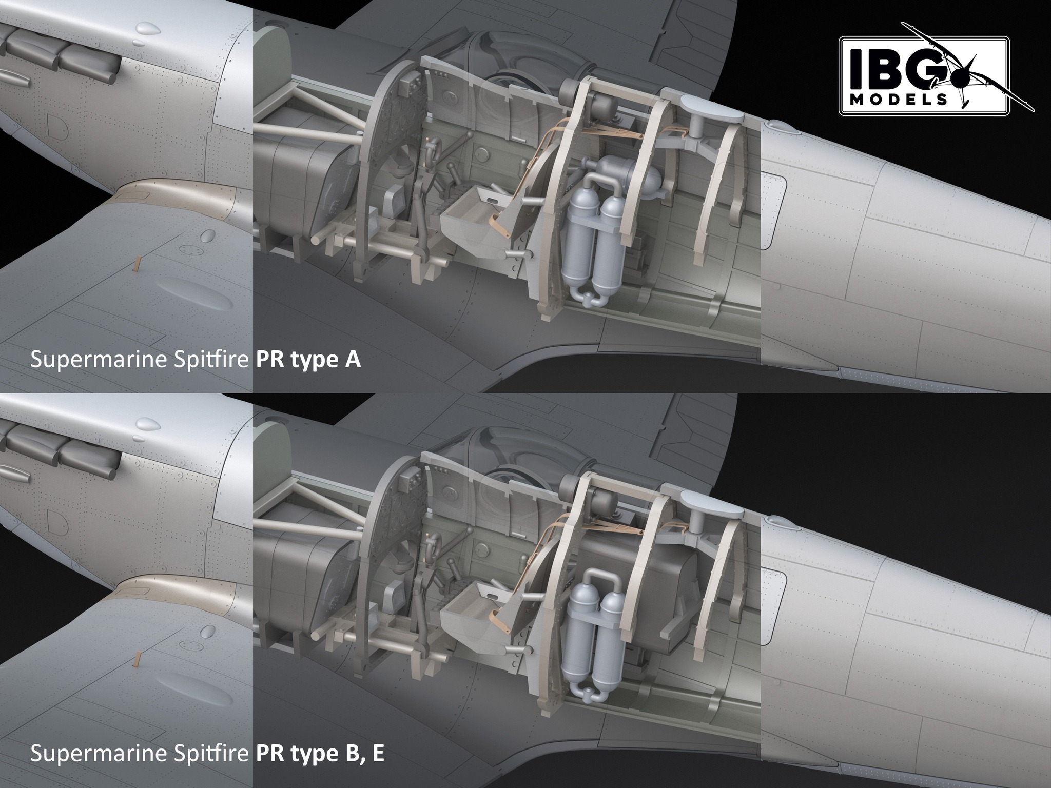 IBG | 72582 | Supermarine Spitfire PR Type A/B/E | 1:72