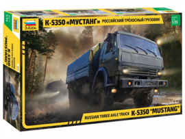 Zvezda | 3697 | KamAZ-5350 "Mustang" Russian Three-Axle Truck | 1:35