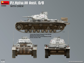 MiniArt | 53085 | Pz.Kfw. III Ausf. D/B with Crew | 1:35