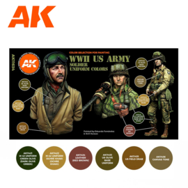 AK | 11634 | WWII US Army Soldier Uniform Colors