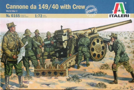 Italeri | 6165 | Cannone da 149/40 with Crew | 1:72