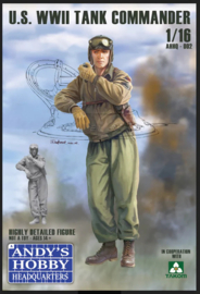 Andy's HHQ | AHHQ-002 | U.S. WWII Tank Commander | 1:16