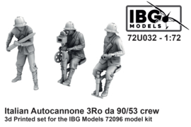 IBG | 72u032 | Italian Autocannone crew | 1:72