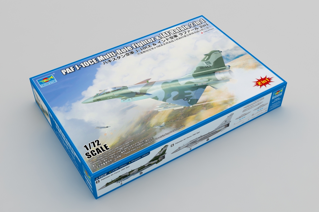 Trumpeter | 01690 | PAF J-10CE Fighter & IAF Rafale 2 in 1 | 1:72