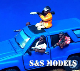 S&S | African armed passengers 5x | 1:72