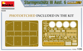 MiniArt | 35338 | Sturmgeschutz III Ausf. G April 1943 Alkett Prod. | 1:35